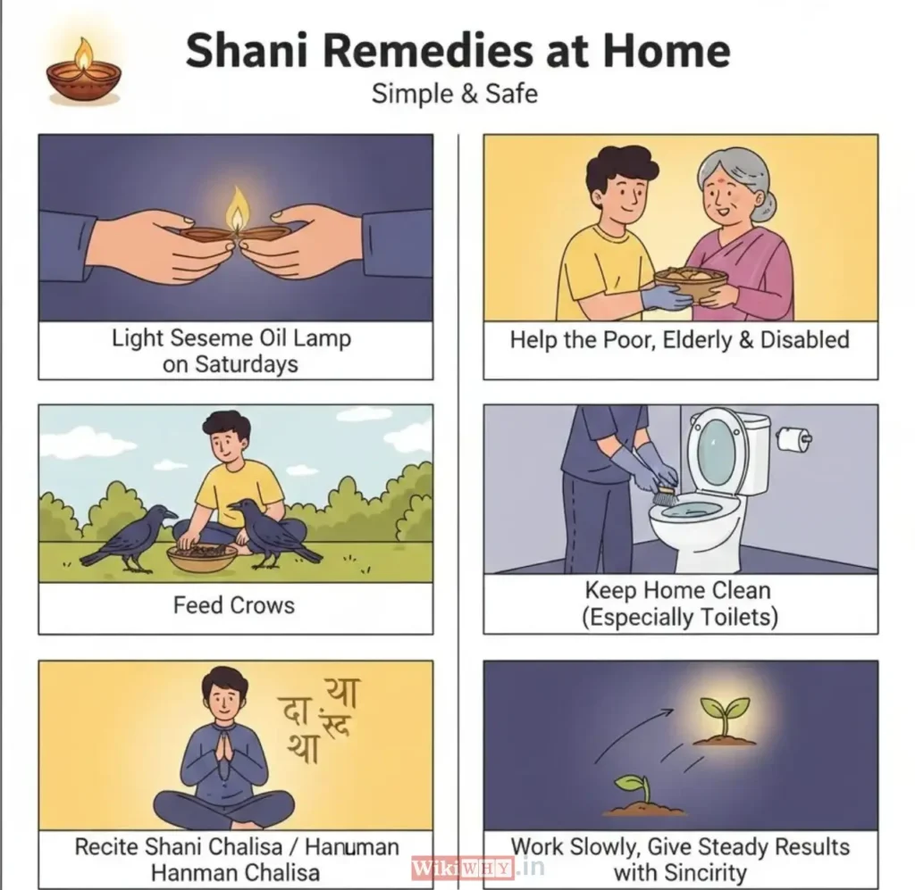 Simple Shani remedies at home for peace and stability